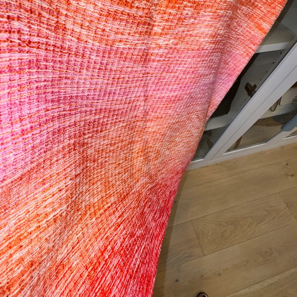 Lafayette 148 New York Shoshanna Vibrant Pink and Orange Pencil Skirt - Picture 3 of 15